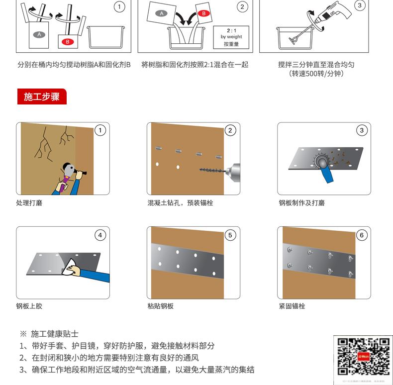 包钢和平粘钢加固施工过程